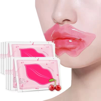 Collagen-infused plumping lip masks